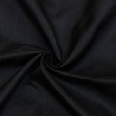 Black Faux Silk Fabric By The Yard