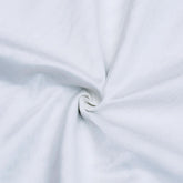 White Faux Silk Fabric By The Yard