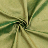 Apple Green Faux Silk Fabric By The Yard