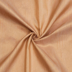 Melon Orange Art Silk / Faux Silk Fabric By The Yard