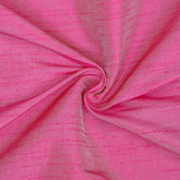 Light Fuchsia Pink Faux Silk Fabric By The Yard