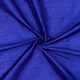 Royal Blue 100% Pure Silk Fabric By The Yard