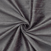 Charcoal Gray 100% Pure Silk Fabric By The Yard