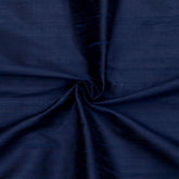 Navy Blue 100% Pure Silk Fabric By The Yard