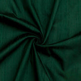 Bottle Green 100% Pure Silk Fabric By The Yard