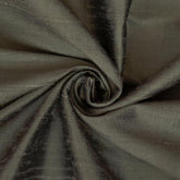 Taupe Green 100% Pure Silk Fabric By The Yard