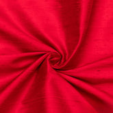 Blood Red 100% Pure Silk Fabric By The Yard