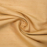 Light Gold 100% Pure Silk Fabric By The Yard
