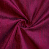 Magenta Red Silk Dupioni Fabric By The Yard