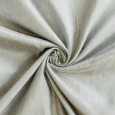 Light Gray Silk Dupioni Fabric By The Yard