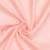 Peach Pink Pink Silk Dupioni Fabric By The Yard