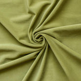 Light Olive High Quality Plush Velvet Fabric by the Yard