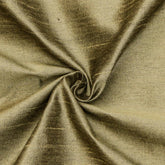 Dull Olive Green Faux Silk Fabric By The Yard