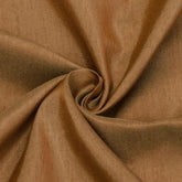 Dark Tan Faux Silk Fabric By The Yard