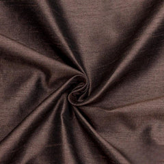 Dark Chocolate Faux Silk Fabric By The Yard