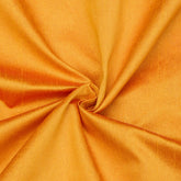 Saffron Orange Faux Silk Fabric By The Yard