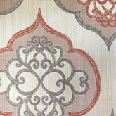 Rust Jacquard Fabric By The Yard