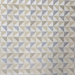 Light Gold Triangles Cototn Fabric By The Yard