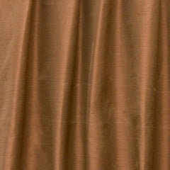 Dark Tan Art Silk Curtain Panels