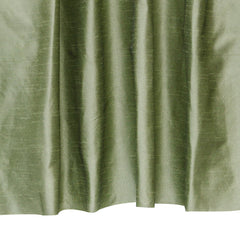 Taupe Green Art Silk Curtain Panels