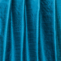 Peacock Blue Art Silk Curtain Panels