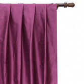 Boysenberry Purple Art Silk Curtain Panels