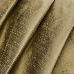 Dull Olive Green Art Silk Curtain Panels