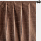 Bronze Pure Silk Dupioni Curtain Panels