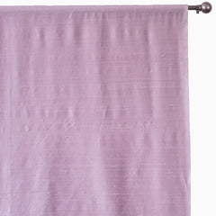 Pastel Lilac Pure Silk Dupioni Curtain Panels