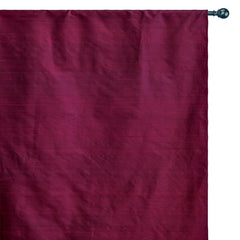 Magenta Silk Dupioni Curtain Panels