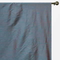 Blue And Red Art Silk Curtain Panels