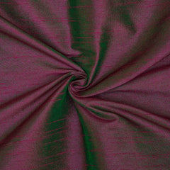 Fuchsia And Green Art Silk Curtain Panels