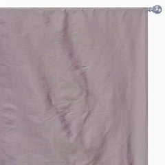 Cream And Purple Art Silk Curtain Panels