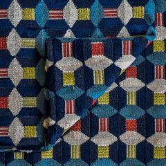 Blue Red Fabric