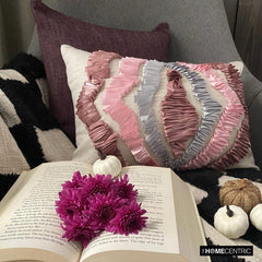 Sunbeam - Yellow & Orange Linen Decorative Lumbar Pillow Cover