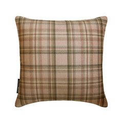 Plaidscape Gray - Gray Velvet Winter Plaid Throw Pillow Cover