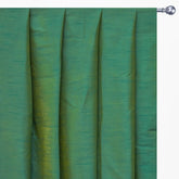 Aqua And Yellow Art Silk Curtain Panels