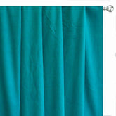 Turquoise Velvet Curtain Panels