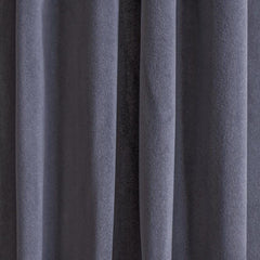 Lavender Grey Velvet Curtain Panels