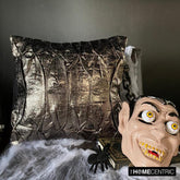 Stunning Charcoal - Charcoal Faux Leather Throw Pillow Cover