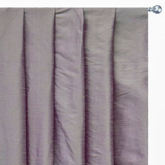 Cream And Purple Art Silk Curtain Panels