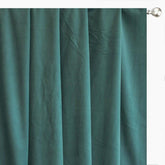 Teal Green Velvet Curtain Panels