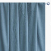 Dusky Blue Velvet Curtain Panels