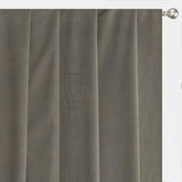 Taupe Velvet Curtain Panels