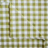 Chartreuse Gingham Checks Cotton Fabric