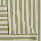 Chartreuse Gingham Stripes Cotton Fabric