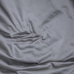 Silver Gray Heavy Satin Fabric by the Yard