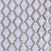 Pearl Beige Cotton Embroidery Fabric by the Yard