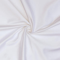 Off White Heavy Satin Fabric by the Yard