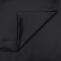 Charcoal Gray Heavy Satin Fabric by the Yard